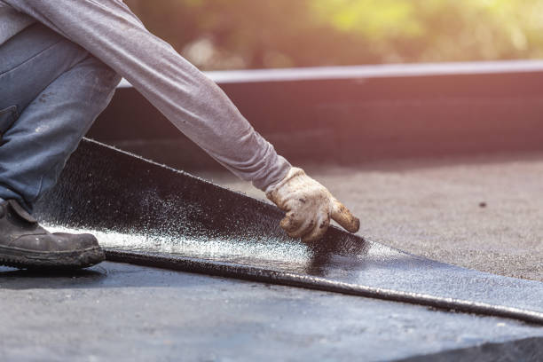Professional Emergency Waterproofing technician working in Coloma, WI